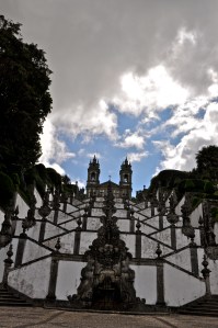 Most of the way down the labryrinth