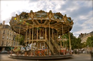 Antique-y carousel near the hotel that I loved