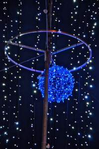 pretty lights outside the carnival