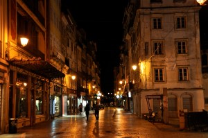 Deserted streets, ghost town feel
