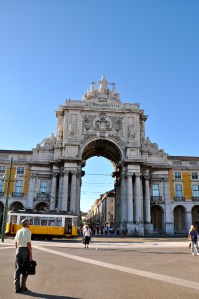 Taking in the square