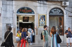 One of the famous Ginja shops