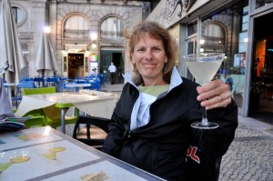 Mom's moved on to margaritas. I like her style.