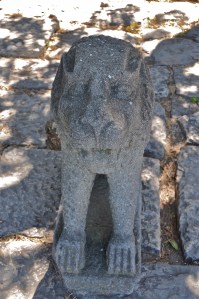 Cute lion kitty gargoyle