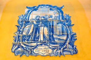 Nice tile-work on the way down