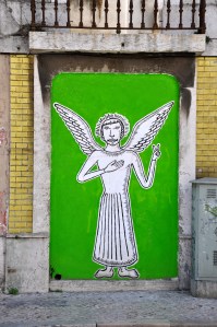 Close-up of the green one. I like green.