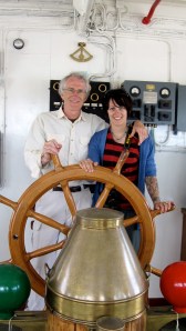 Driving the ship, watch out!