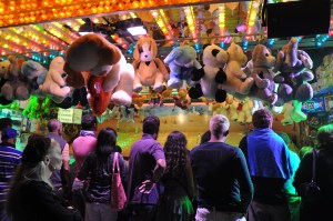 Playing for stuffed animals